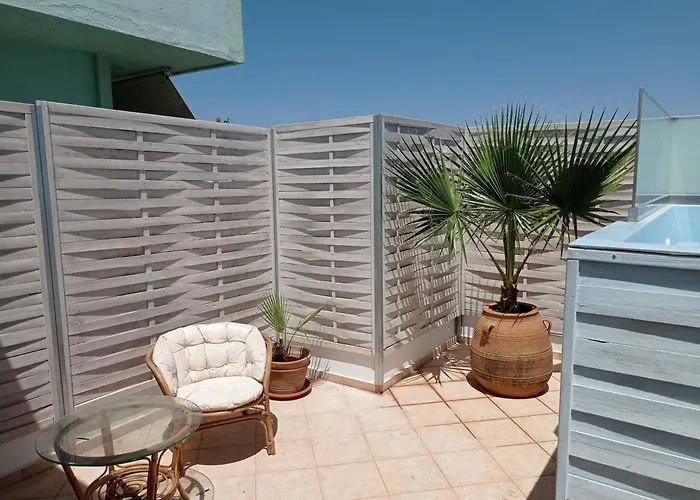 With Heated Rooftop Pool Ханья